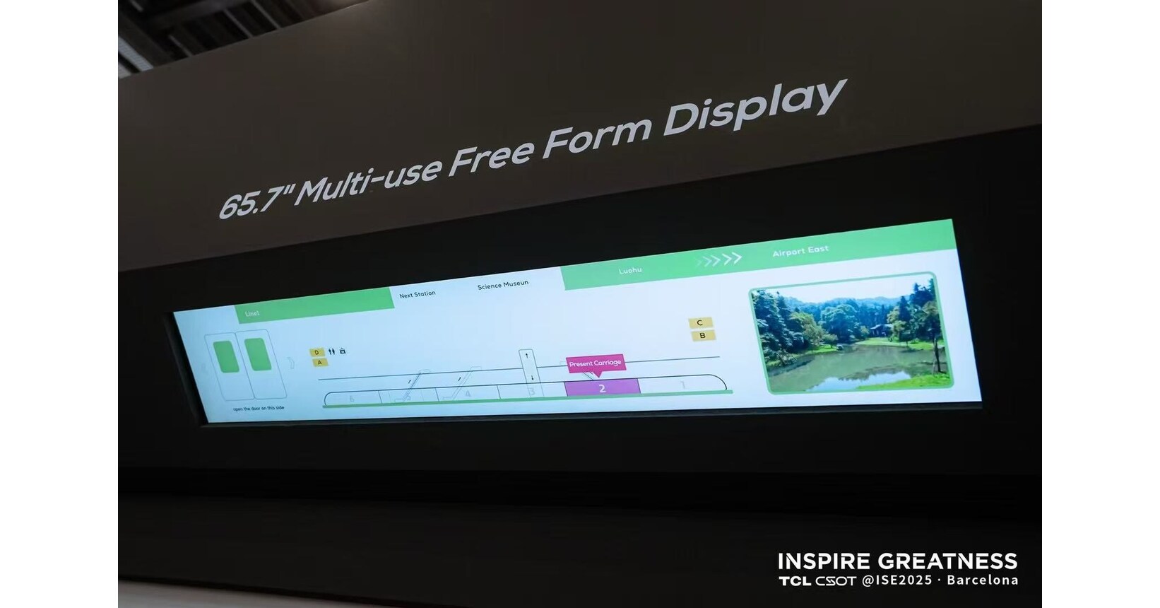 TCL CSOT Showcases Advanced Commercial Display Solutions at ISE 2025