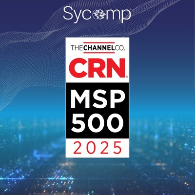 CRN®, a brand of The Channel Company, has named Sycomp to its Managed Service Provider (MSP) 500 list in the Elite 150 category for 2025.