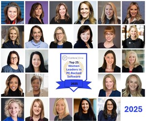 Calibre One Top 25 Women Leaders in US PE-Backed Software 2025