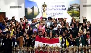 With 26 trophies, Chandigarh University lifts overall trophy during 38th AIU Inter-University North Zone Youth Festival 2025