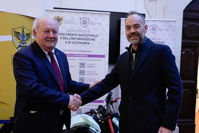 Prof. Edoardo Alesse and Gianluca Scarponi