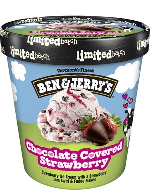 Fall in Love at First Bite with Ben &amp; Jerry's NEW Limited Batch Chocolate Covered Strawberry