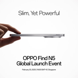 OPPO lanza globalmente al OPPO Find N5: un nuevo capítulo en la historia de los smartphones plegables