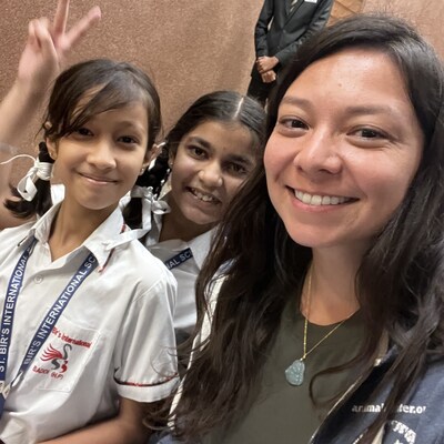 Helen Woodward Animal Center’s Ambassador to the United Nations Jacqueline Kelleher, traveled to the Global Youth Peace Fest in Chandigarh, India to lead a workshop on ‘How Compassion for Animals translates to Compassion for People and the Community.’