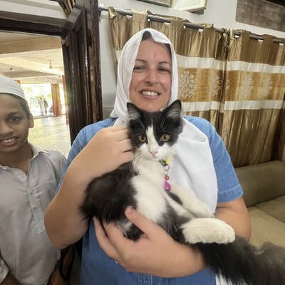 Helen Woodward Animal Center’s Associate Director of Education Haylee Blake traveled to the Global Youth Peace Fest in Chandigarh, India to lead a workshop on ‘How Compassion for Animals translates to Compassion for People and the Community.’