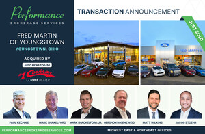 Performance Brokerage Services Advises on the Sale of Fred Martin Mercedes-Benz and Ford of Youngstown, Ohio to Top-50 Dealer Group, #1 Cochran Automotive Group
