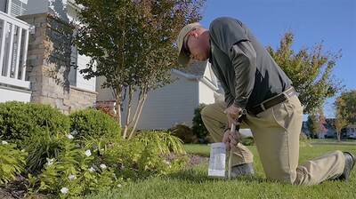 HillSide's technicians will take a soil sample to establish a baseline pH rating. Limestone or Sulfur is then applied to improve pH rating of the soil, allowing the soil to pass nutrients to the grass more efficiently.