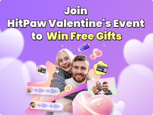 HitPaw, a pioneer in multimedia editing solutions, announces its exclusive Valentine's Day event!