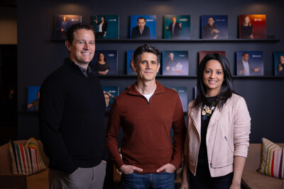 Norwest Partner Scott Beechuk, Pinkfish co-founder and CEO, Charanya “CK” Kannan, and Pinkfish co-founder and CPTO Ben Rigby