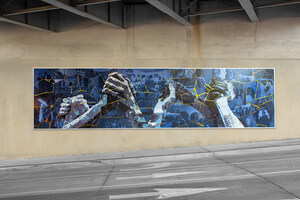 JOINING HANDS: Art and industry collaborate to commemorate a historic Black neighborhood and inspire community healing and progress toward racial equity