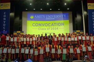 AMITY UNIVERSITY GURUGRAM, HARYANA, HOSTS ITS 11TH CONVOCATION CEREMONY AT MANEKSHAW CENTRE, NEW DELHI