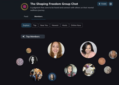 Shaping Freedom Wellness Community Group Chat