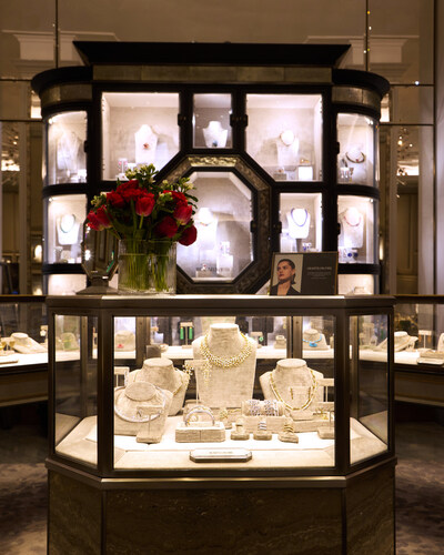 Hearts On Fire jewelry display at Bergdorf Goodman, first floor Jewelry Salon