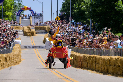 Team ISU Red Bull Soapbox competes at Red Bull Soapbox Race in Des Moines, Iowa, USA on 18 June, 2022. // Ryan Taylor