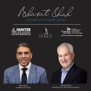 Jim Risoleo, president and CEO of Host Hotels &amp; Resorts, to headline Bharat Shah Leadership Speaker Series at 36th Hunter Hotel Investment Conference