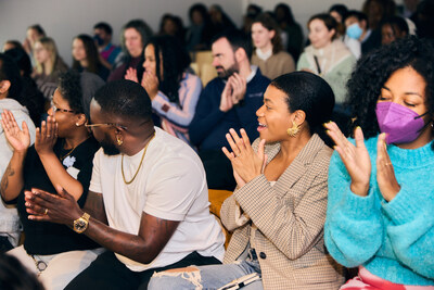 Visitors at a Poetry Foundation event. Photograph by Sarah Joyce courtesy of the Poetry Foundation