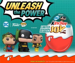 Kinder Joy® and Kinder® Chocolate Pair with DC and Funko for New Limited-Edition Collections