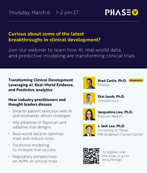 PhaseV Launches Webinar Series on AI and Data-Driven Clinical Trial Optimization