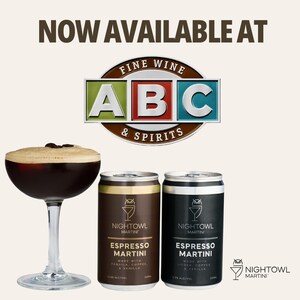 NightOwl Espresso Martini Partners with Breakthru Beverage for Distribution in Florida, Launching in 105 ABC Fine Wine & Spirits Stores