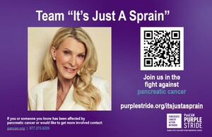 JOAN VASSOS TO HONOR LATE HUSBAND AT PANCAN PURPLESTRIDE - THE ULTIMATE WALK TO END PANCREATIC CANCER - IN APRIL