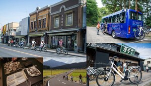Tabbit Tours (Japan) sells "Sports Support Bus x Bicycle" tours around the ancient city of Ishioka, where you can cycle only to your desired destinations