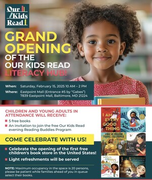 Our Kids Read Launches First Free Diverse Children's Bookstore in Baltimore