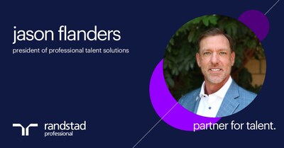 Randstad US appoints Jason Flanders as President of Professional Talent Solutions