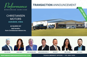 Performance Brokerage Services Advises on the Sale of Christiansen Motors in Audubon, Iowa Performance Brokerage Services Advises on the Sale of Christiansen Motors in Audubon, Iowa