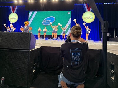 Foothill High School staffers capture their dance team in action on the national stage.