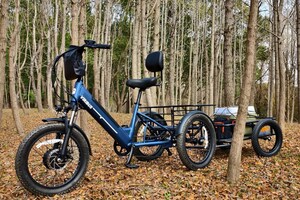 Viribus Unveils the SC5 Fat Tire Electric Tricycle: The Ultimate All-Terrain, Commuter-Friendly, Heavy-Duty Tricycle