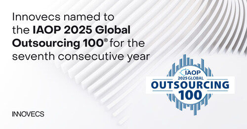 Innovecs Recognized on the Best of Global Outsourcing 100® List by IAOP®