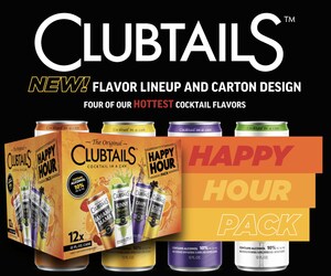 Clubtails - The Original Cocktail in a Can and Clubtails Crushers Pep Up the Party with New Flavors Ripe for Warmer Weather