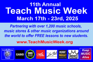 FREE Music Lessons to Celebrate 11th Annual Teach Music Week - 1,200+ Locations