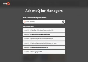 meQuilibrium Unveils "Ask meQ for Managers," a Groundbreaking AI and Behavior Change-Powered Tool to Prevent Burnout and Boost Manager and Team Performance