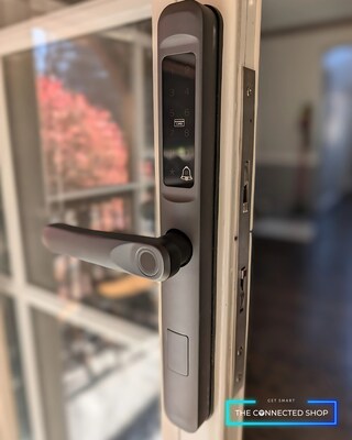 Smart Door Lock Slim Installations on Andersen Sliding Doors