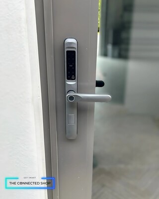 Smart Door Lock Slim on ES Window Single French Door