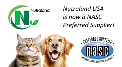 Nutraland USA is now a NASC Preferred Supplier!