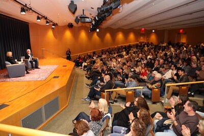 The news of the endowment was announced at Greenwich Library's February 20 Signature Series event held in the Library's Berkley Theater.