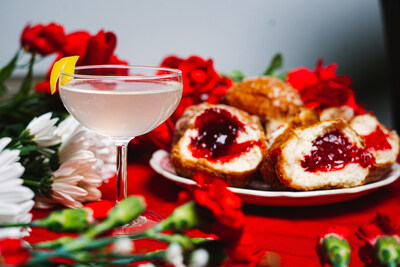 Paczki Day Vodka Cocktail: The Polish Daisy with Raspberry Paczki