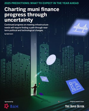 The Bond Buyer Releases its 2025 Predictions Report: What to Expect in the Year Ahead, featuring expectations for the municipal finance sector