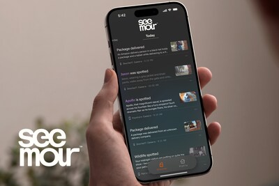Seemour, the world’s first visual intelligence platform, can understand, describe, and act on what it sees in real time when connected to a home camera.