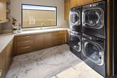 As part of LG’s commitment to sustainability, the laundry room in TNAH 2025 will feature the highly efficient LG Mega Capacity Smart Front Load Washer and Front Load Gas Dryer, models WM8900HBA and DLGX8901B, respectively, both recognized for their superior energy performance.