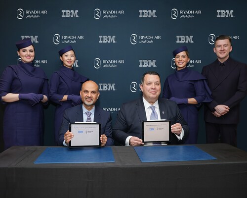 Adam Boukadida, Riyadh Air Chief Financial Officer, and Mohamad Ali, SVP and Head of IBM Consulting, at FII PRIORITY MIAMI 2025 Summit Adam Boukadida, Riyadh Air Chief Financial Officer, and Mohamad Ali, SVP and Head of IBM Consulting, at FII PRIORITY MIAMI 2025 Summit