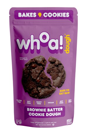 Hey, Batter, Batter, Batter! Whoa Dough Steps Up to the Plate with New, Gluten-Free Brownie Batter Ready-to-Bake Cookie Dough