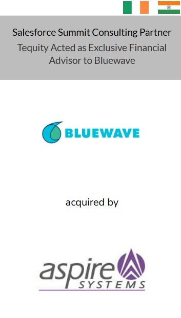 Tequity Advises Bluewave Technology Group on Acquisition by Aspire Systems