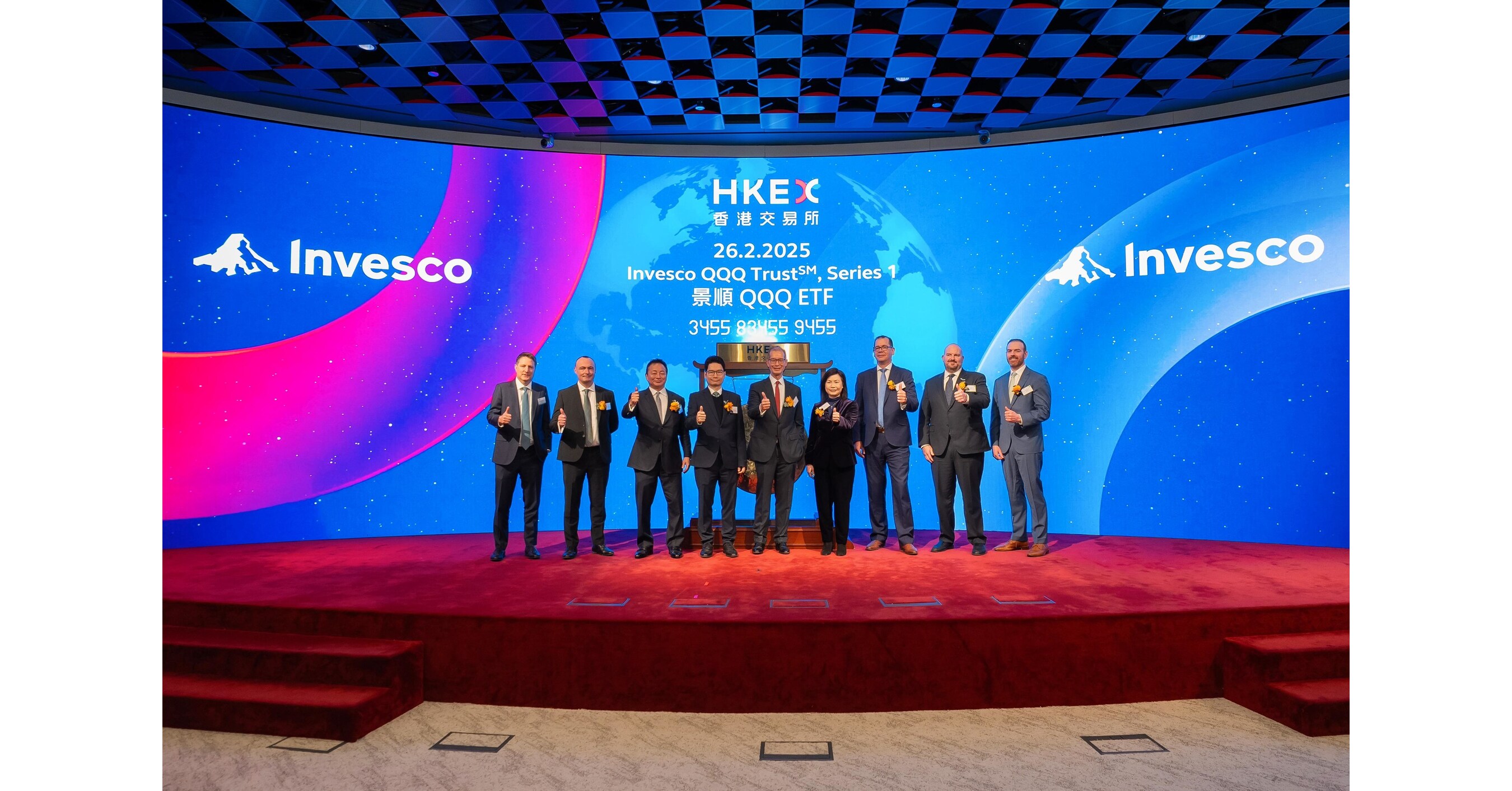 景順QQQ ETF獲准於香港進行銷售並在香港交易所跨境掛牌上市