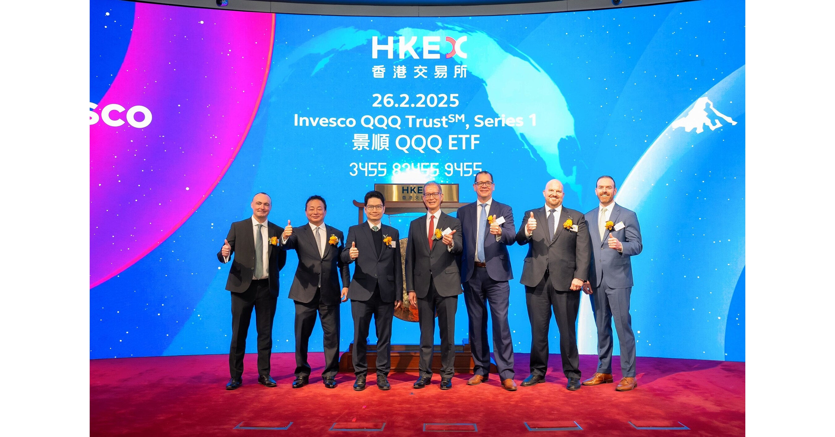 景順QQQ ETF獲准於香港進行銷售並在香港交易所跨境掛牌上市