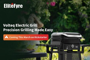 EliteFyre Unveils Smart Electric Grill: Pre-order Starts March 5th on Kickstarter for Super Early Bird Deal