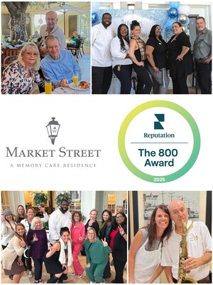 Market Street Memory Care Residence Viera Honored with Prestigious Reputation 800 Award
