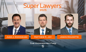 Three Dominguez Firm Attorneys Named to the 2025 Super Lawyers® List